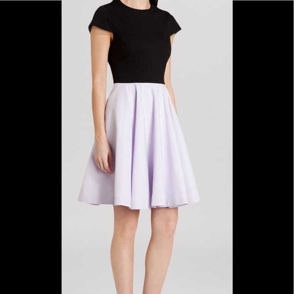 Ted Baker Women's Purple Dress - Pataj Color Block - Picture 6 of 6